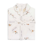 Baby sleepsuit winter ski pack shot when folded