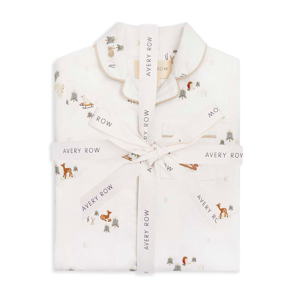 Baby sleepsuit winter ski pack shot when folded