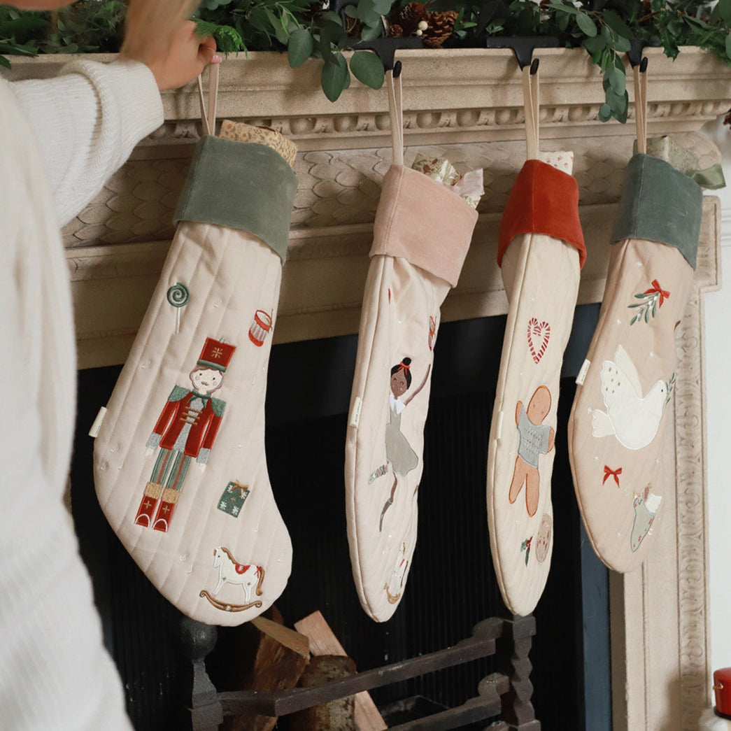 Christmas Stocking Collection featuring Gingerbread Man design