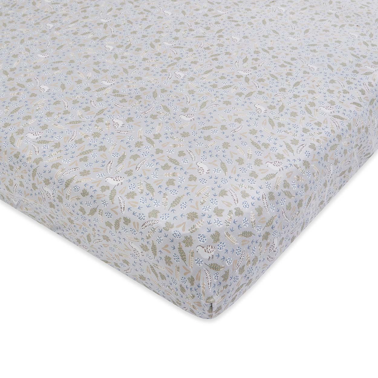 Cotbed fitted sheet nature trail