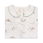 Girls Pyjamas Winter Ski pack shot when folded
