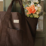 Canvas Tote Bag - Charcoal - Avery Row