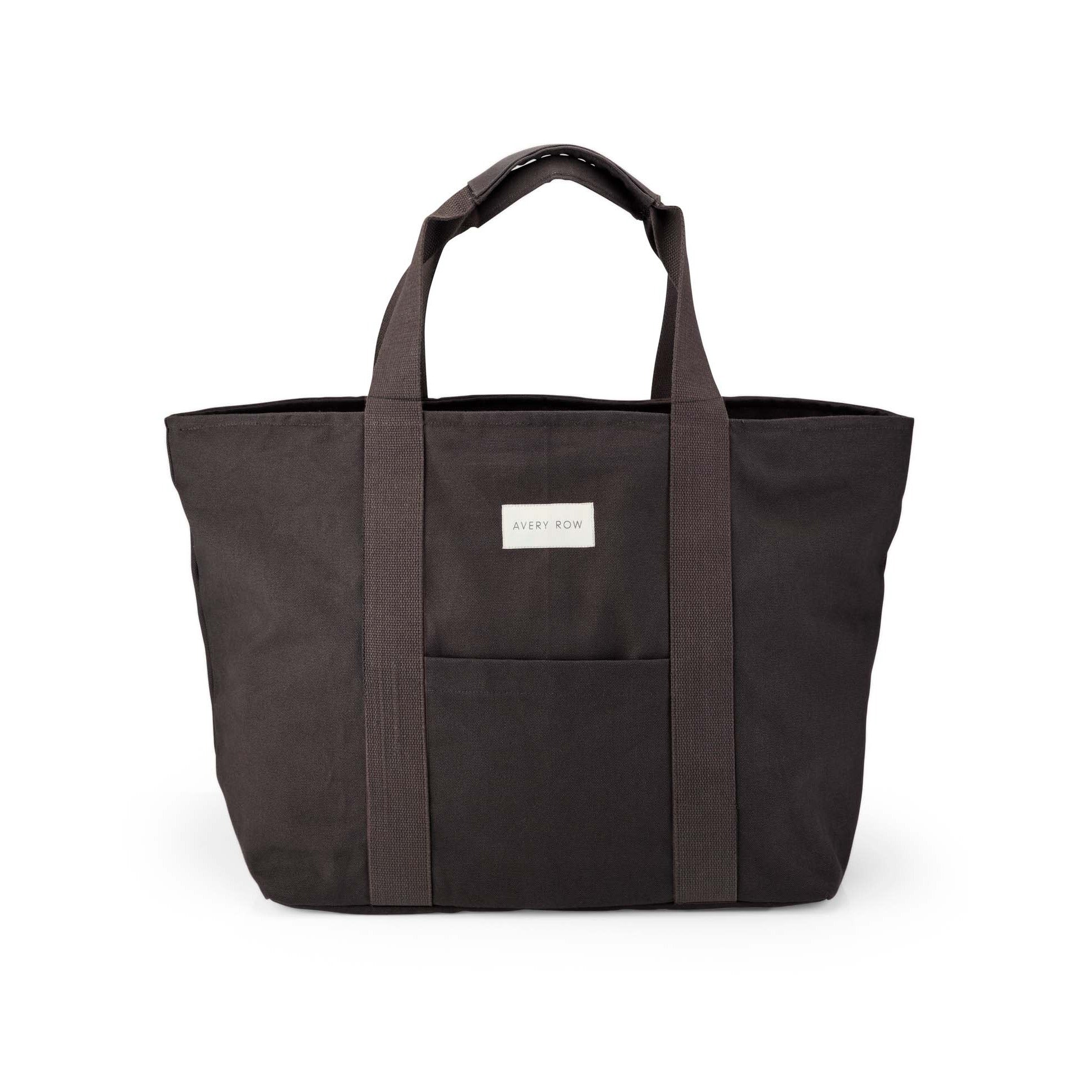 Canvas Tote Bag - Charcoal - Avery Row