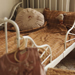 Cotbed Organic Cotton Bedding Set - Window Pane, Pecan - Avery Row