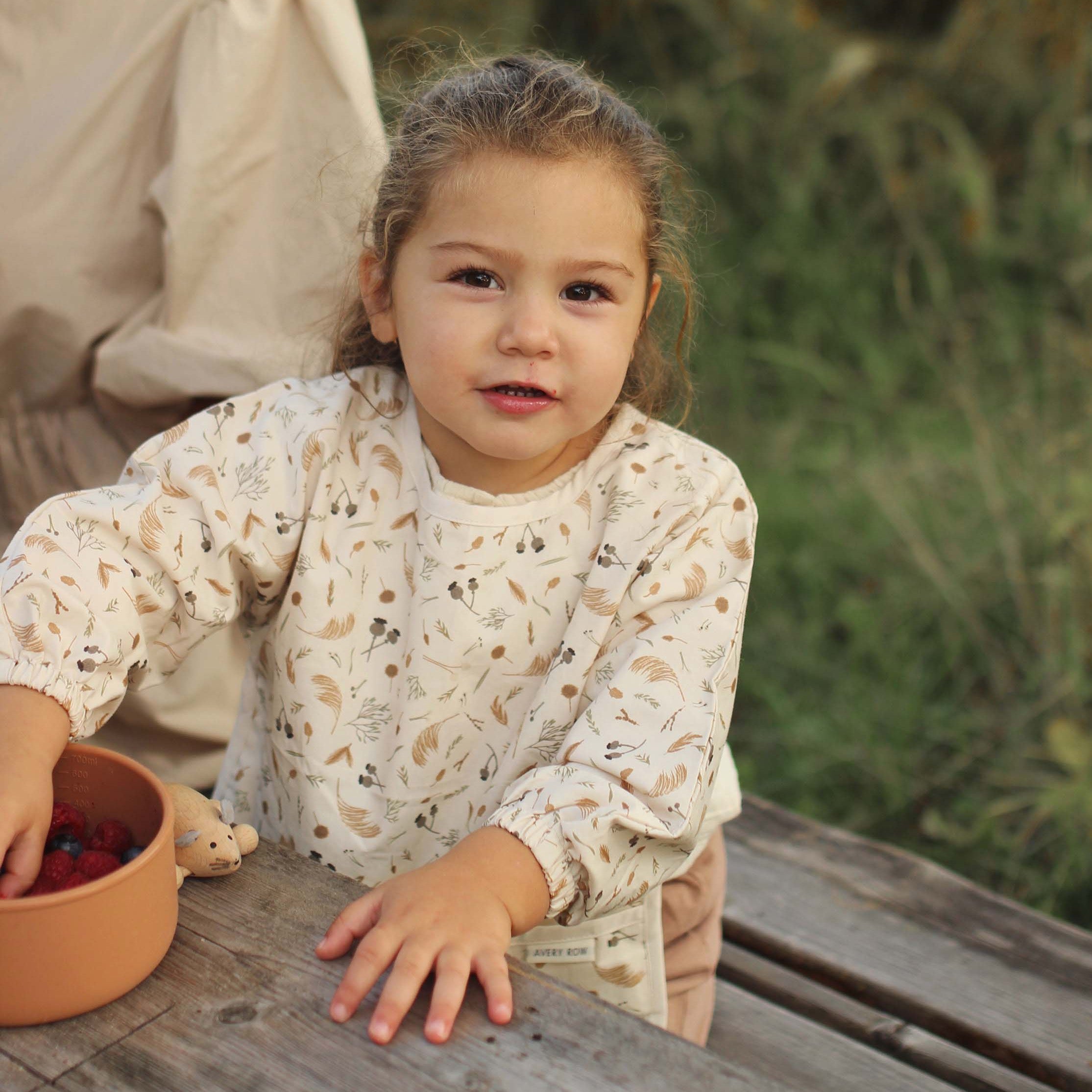 Sleeved Bib - Grasslands - Avery Row