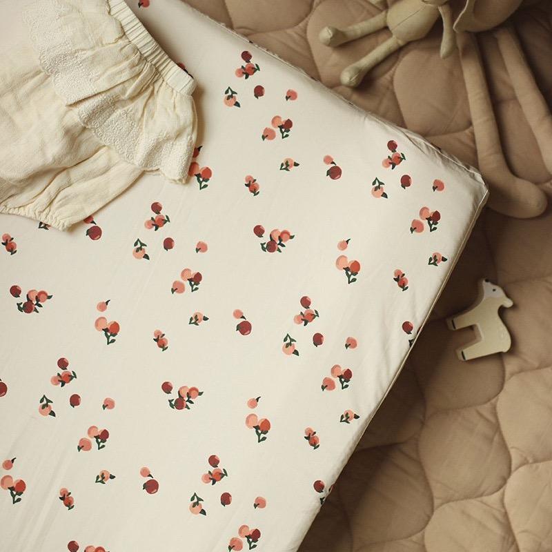 Baby Changing Cushion Cover - Peaches - Avery Row